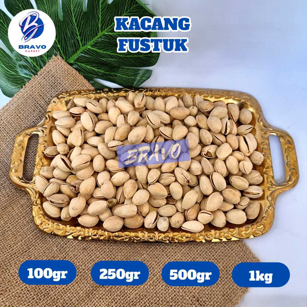 

Kacang Fustuk 500gr Original Kacang Pistachio 1kg Kacang Fustuk 1000gr & 500gr Kacang Arab