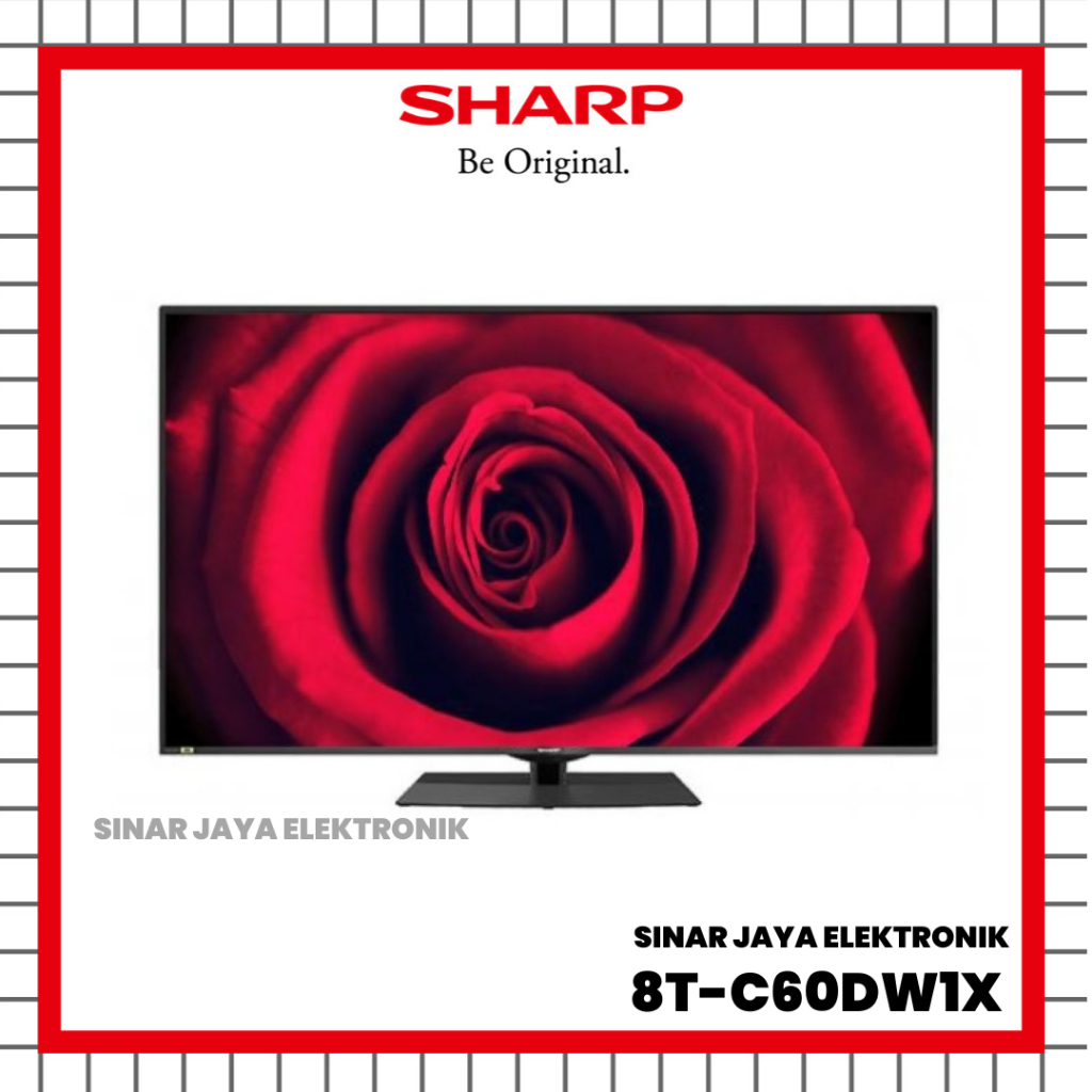 TV LED SHARP 60INCH 8T-C60DW1X 8K UHD ANDROID TV