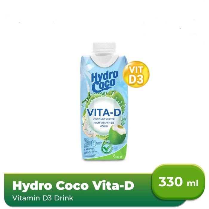 

MINUMAN KELAPA HYDRO COCO VITA-D 330ML COCONUT DRINK HYDROCOCO