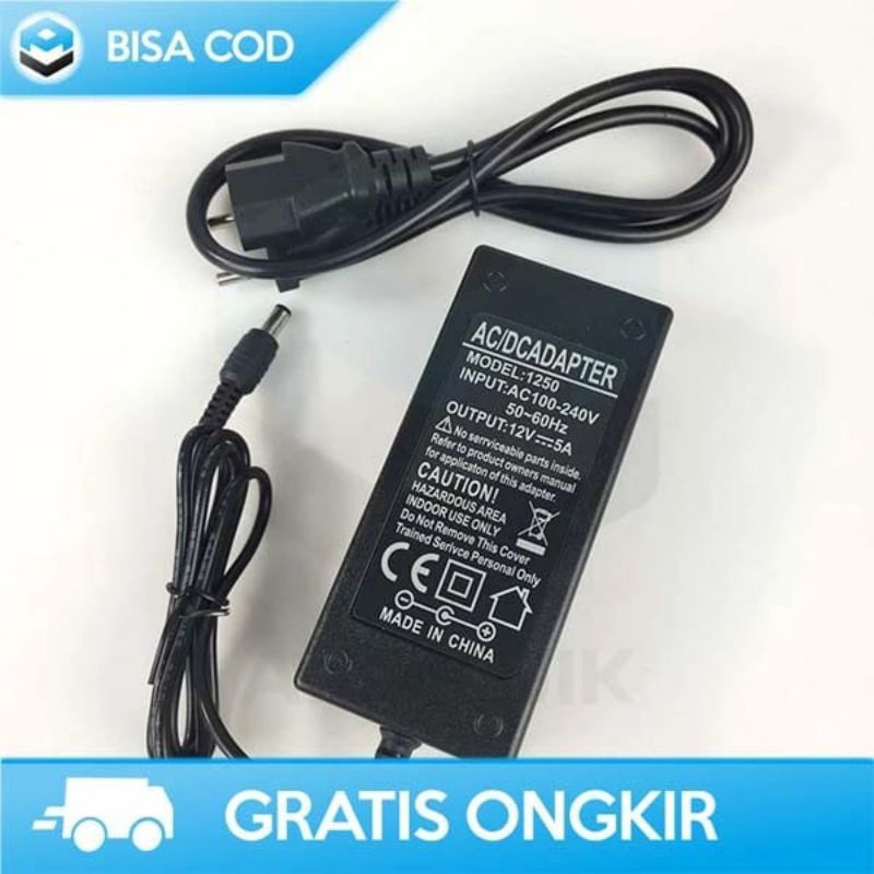 Charger EDC BRI D210 Adaptor Charger Mesin ATM Mini Edc D210 12V 5A