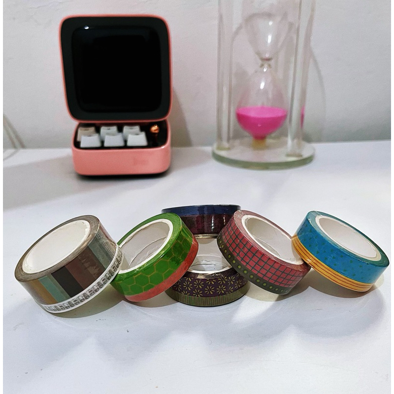 

[JOURNALROSS] Washi Tape 2pcs Decor Masking Tape DIY Scrapbook Journaling
