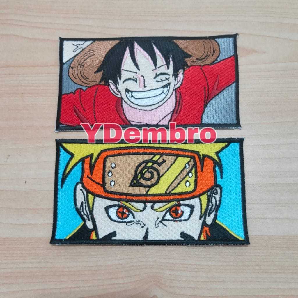 Patch Bordir Karakter Anime Full Bordir