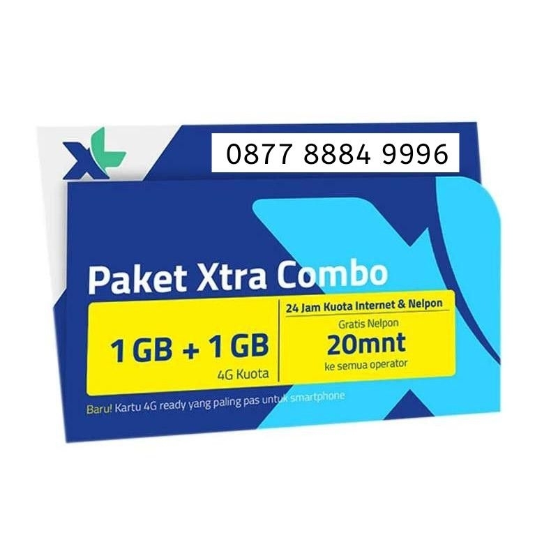 NOMOR CANTIK XL AXIATA SERI DOUBLE TRIPLET 9996
