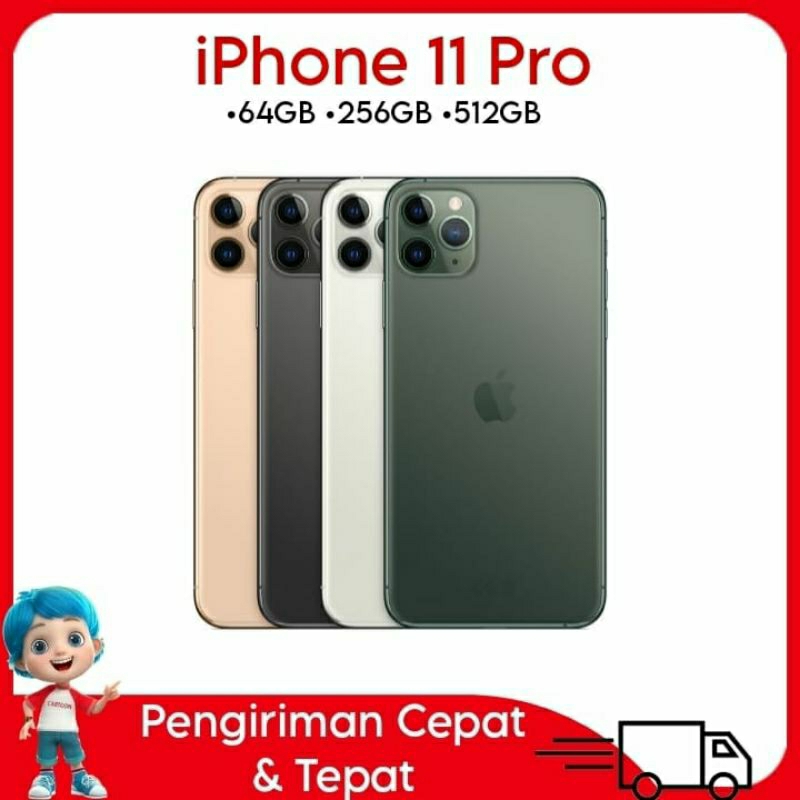 Apple iPhone 11 Pro 64GB/256GB/512GB SECOND Original 100% Mulus Fullset