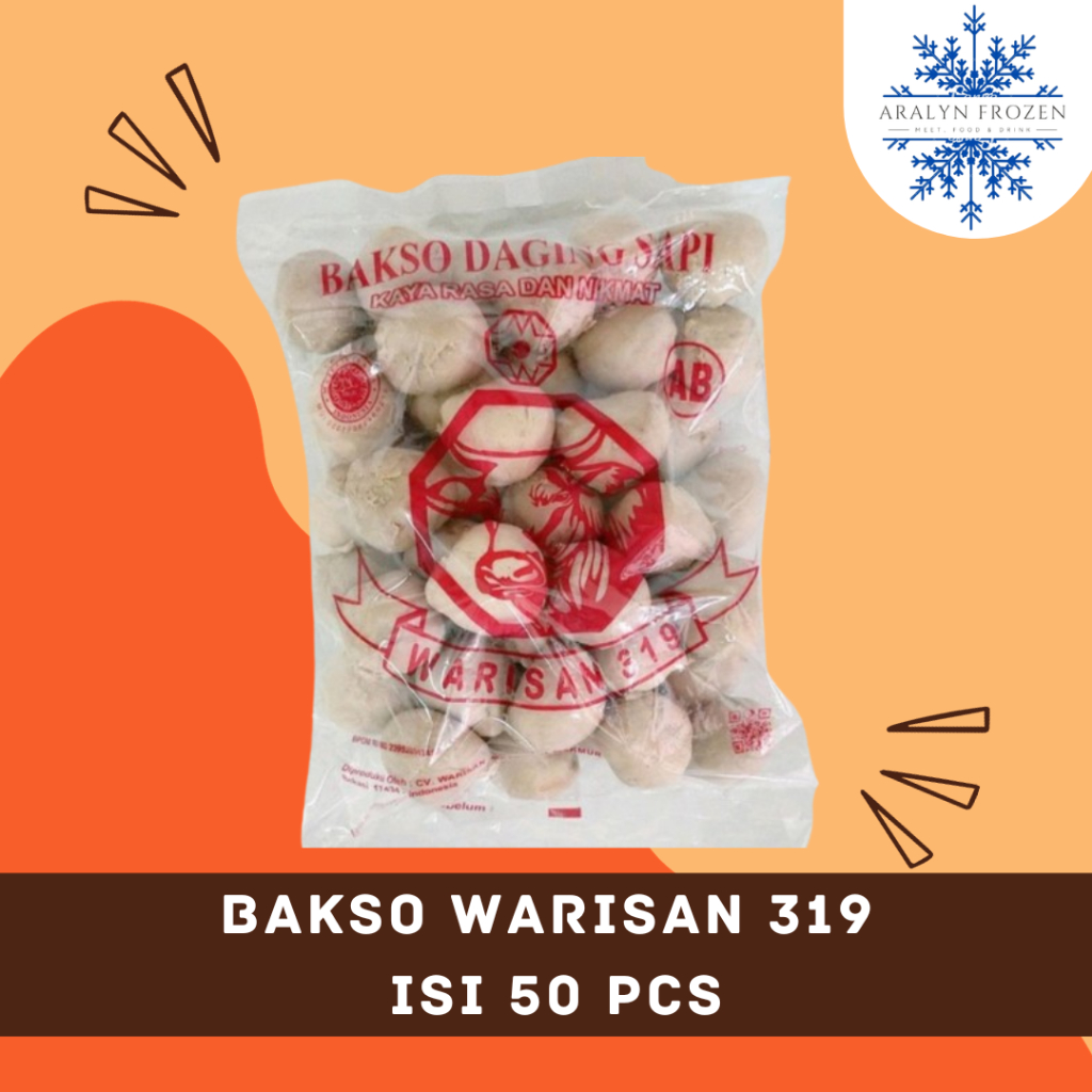 

BAKSO DAGING SAPI WARISAN 319 MERAH AB ISI 50 PCS