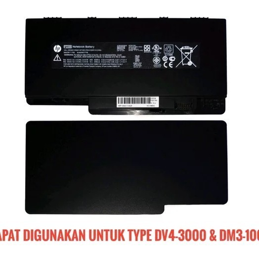 Baterai Laptop Hp Pavilion DM3 DM3-1000 DV4-3000 FD06 ORIGINAL HP FD06