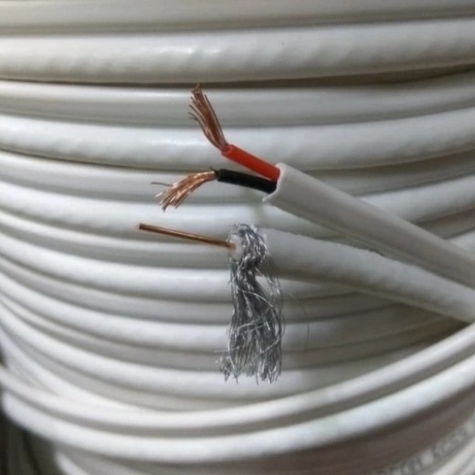 Interluc Kabel CCTV RG59 + Power 75 OHM Coaxial Cable Per 1 meter