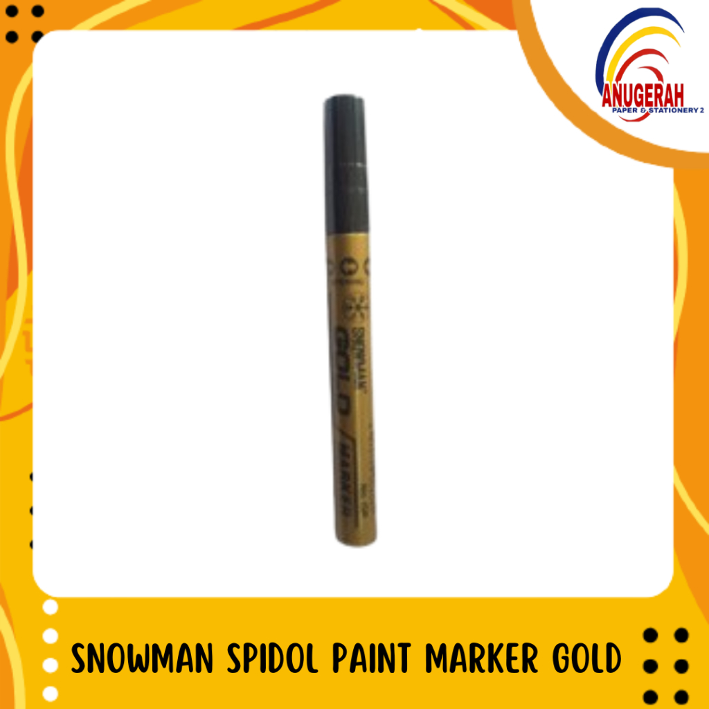 

SNOWMAN SPIDOL PAINT MARKER GOLD GP-12 (PCS)