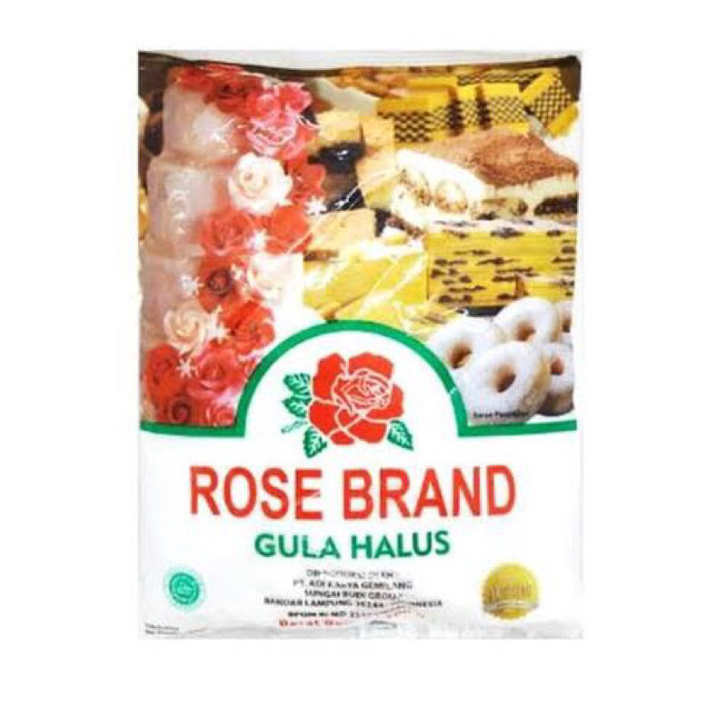 

Rose brand gula halus 500gr