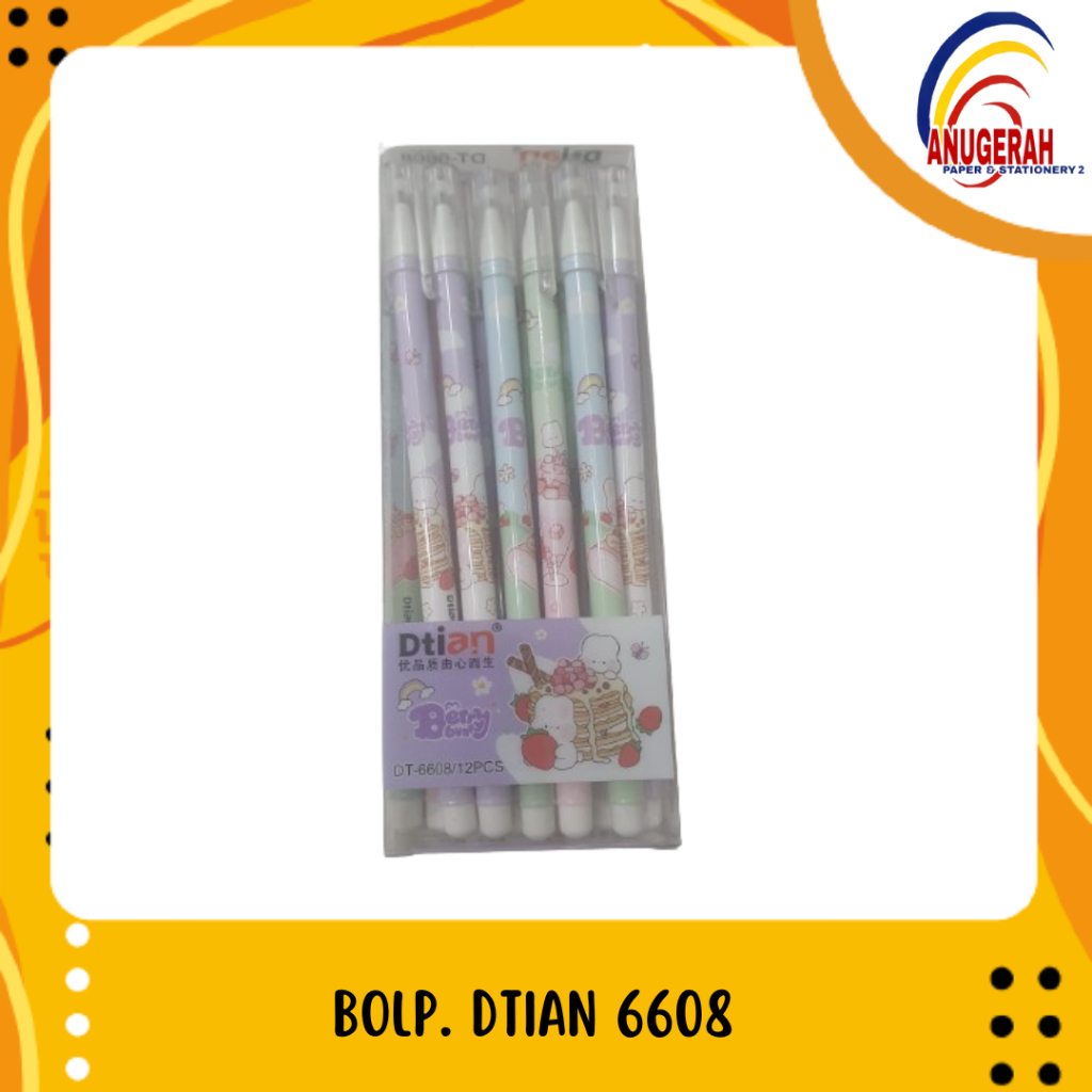 

DTIAN DT-6608 BOLP GEL HITAM ( LSN )