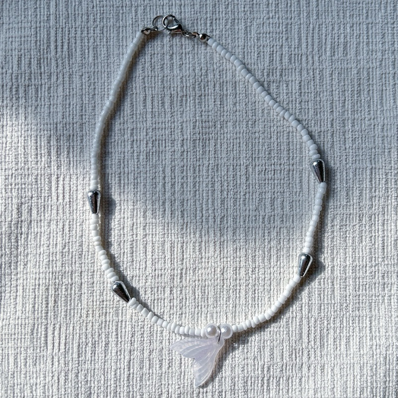 mermaid tail necklace bead