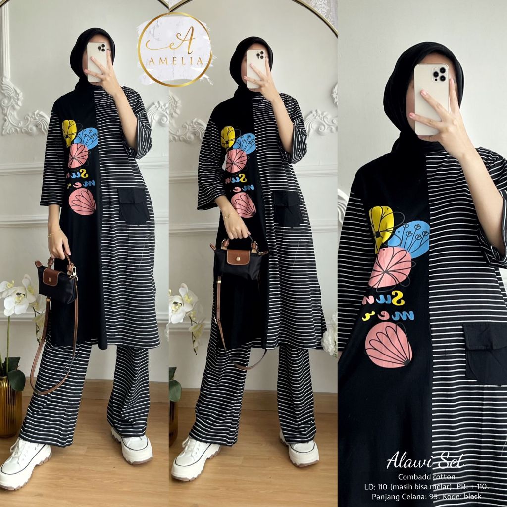 DREME SET RAJUT IMPORT PREMIUM ORIGINAL BY AMELIA SETELAN BAJU WANITA SWEATER DAN CELANA KULOT SETCE