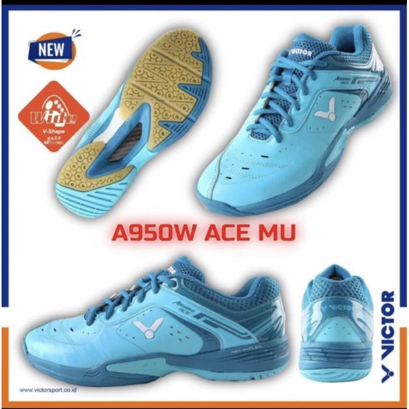 Sepatu Badminton Victor A950 ACE WU / A 950 ACE