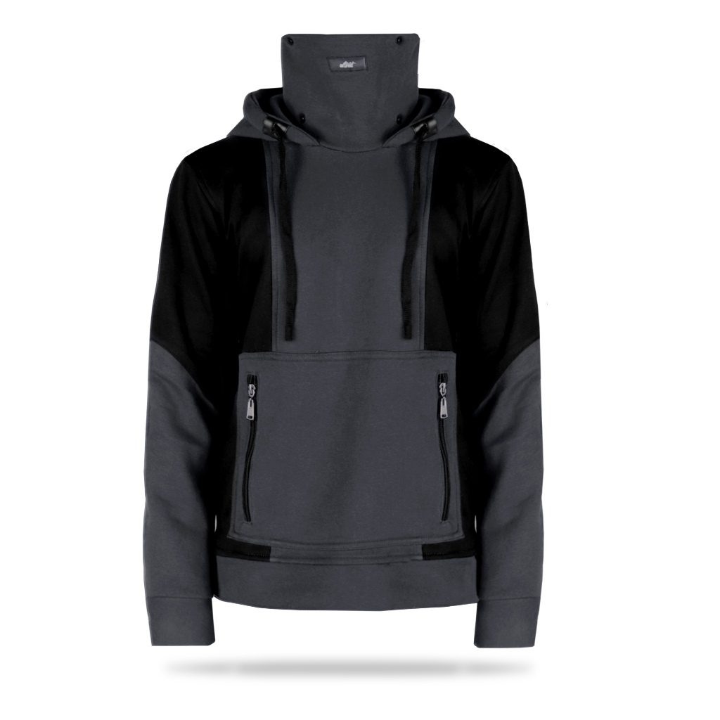 Jaket Hoodie Pullover Onstreet Back 04 - Hoodie highneck - jaket kerah tinggi - hoodie ninja