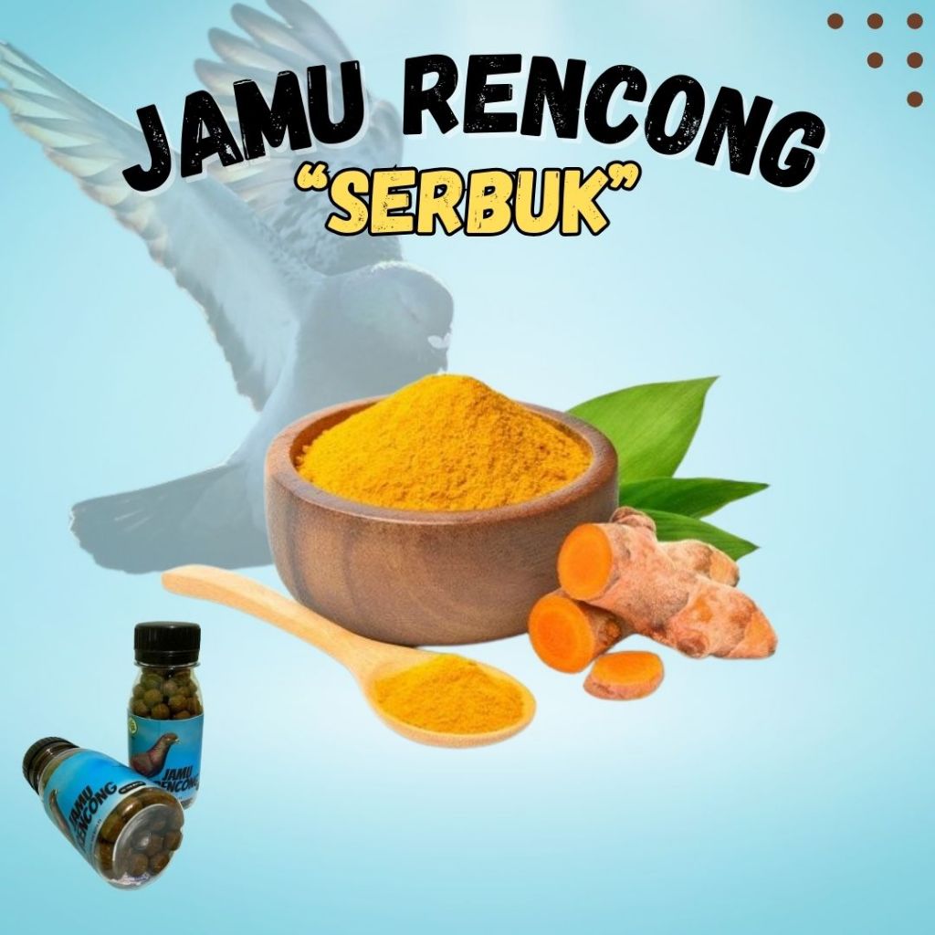 Jamu pil giring doping merpati balap sprint kolong tinggian pos kemasan 3 serbuk