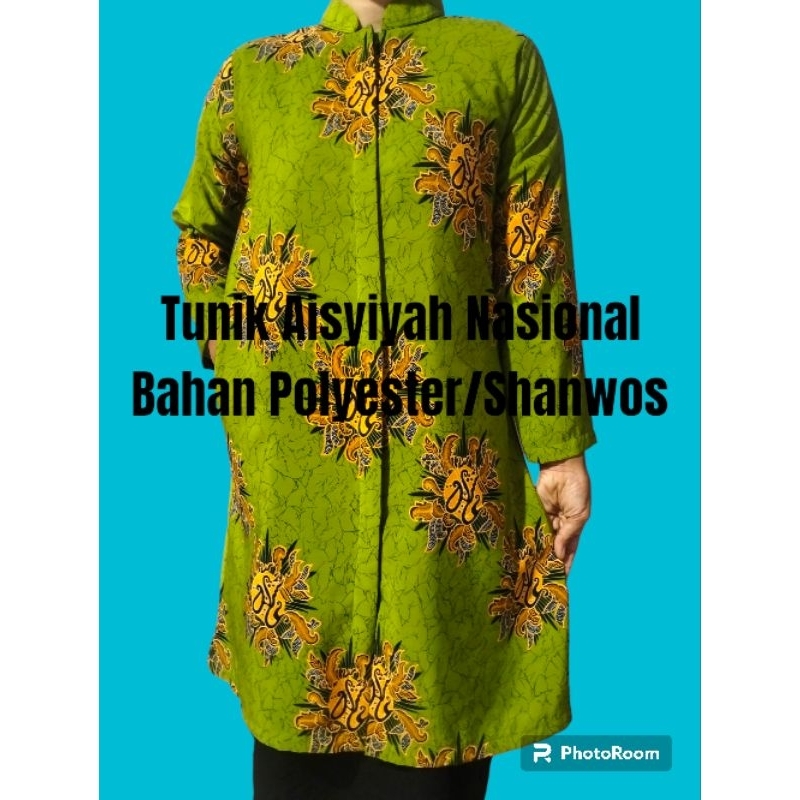 Seragam Aisyiyah Nasional Bahan Polyester/ Shanwos Tunik Aisyiyah Nasional