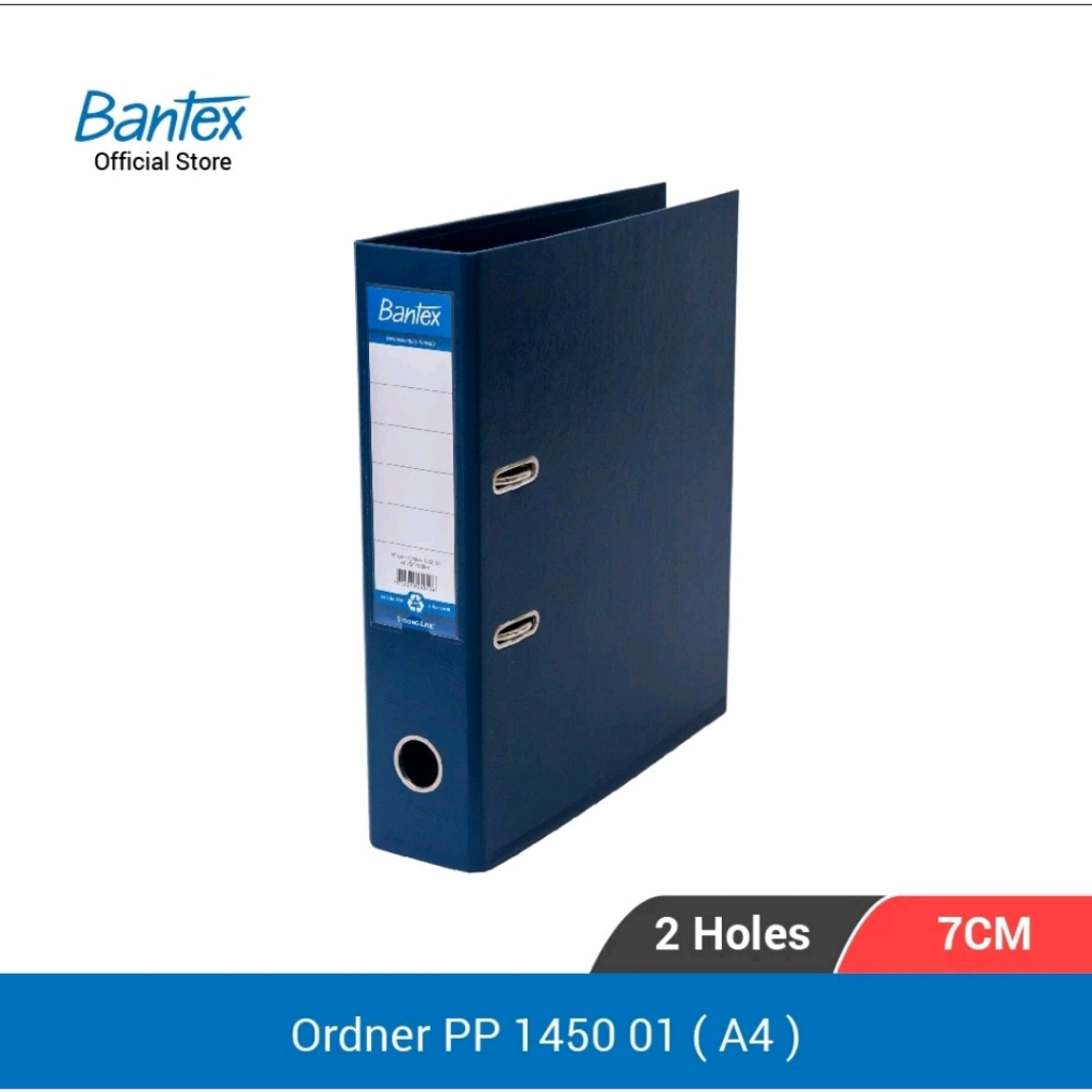 

Ordner Bantex A4- 1450 Biru ( pcs )