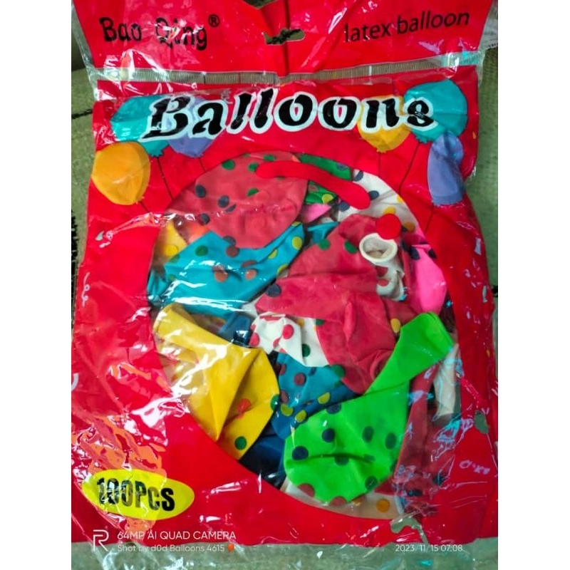 Balon Polkadot 100pcs