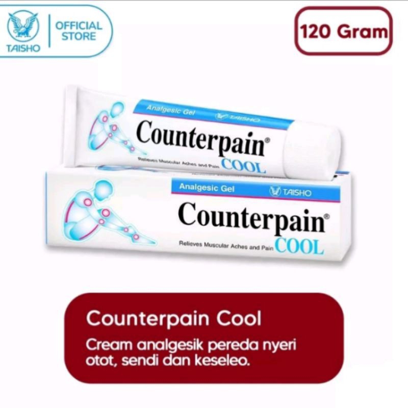 ASLI ORIGINAL COUNTERPAIN COOL 120GR BESAR BIG OBAT NYERI OTOT TERMURAH