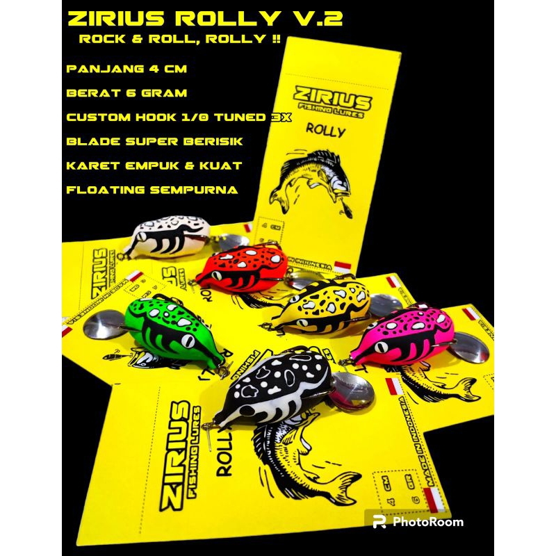 Umpan SoftFrog ZIRIUS ROLLY