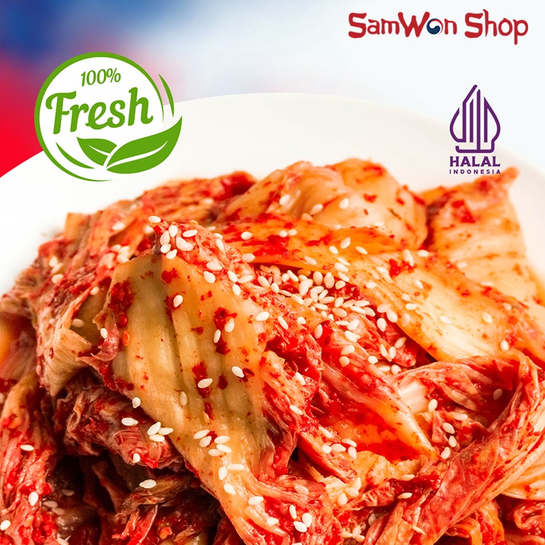 

GROSIR KIMCHI SAWI FRESH PLAZA KOREA 5 GR ORIGINAL KOREAN FOOD FRESHLY MADE MAKANAN KOREA RASA LEZAT
