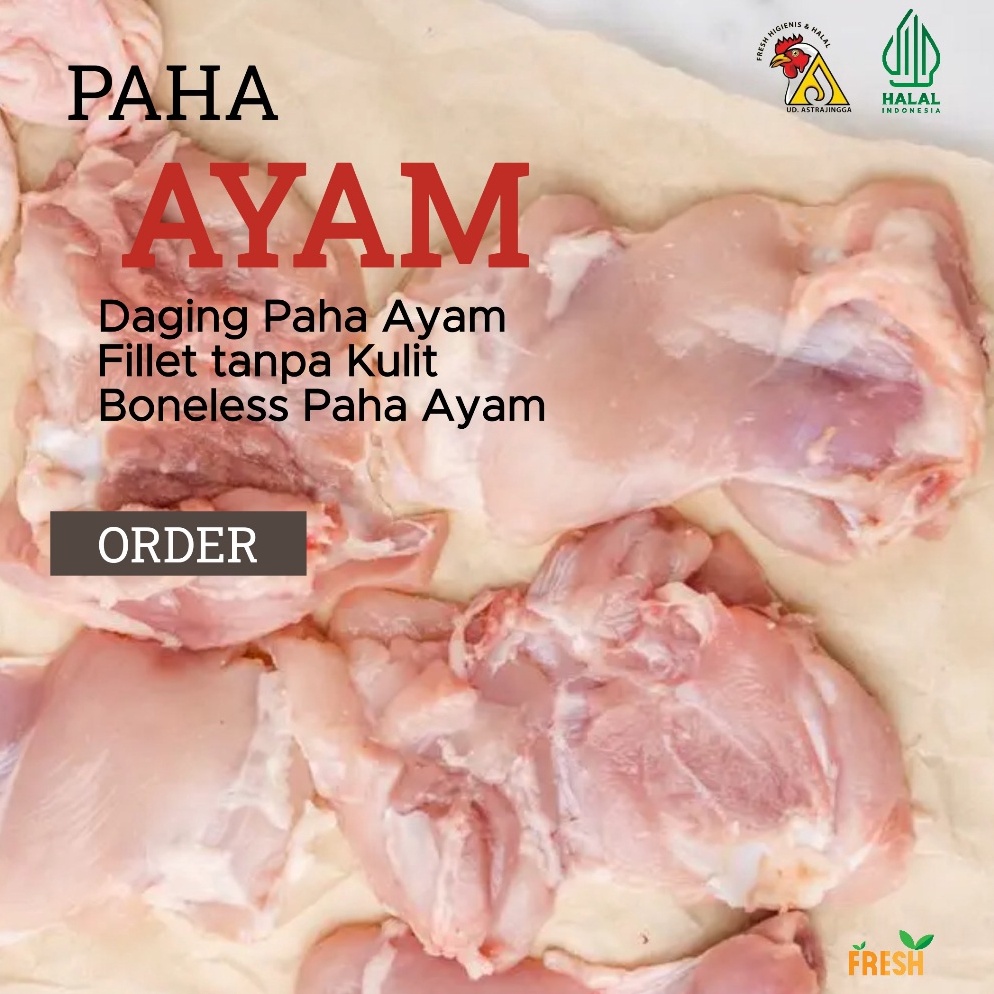 

VIRAL Daging Ayam Paha Fillet Boneless Tanpa Kulit