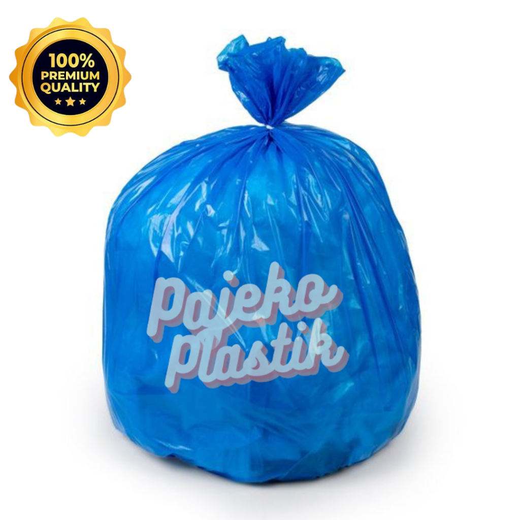 Pajeko Plastik Kantong Plastik sampah biru // Plastik kerajinan tangan layangan dan lainnya 90 X 120