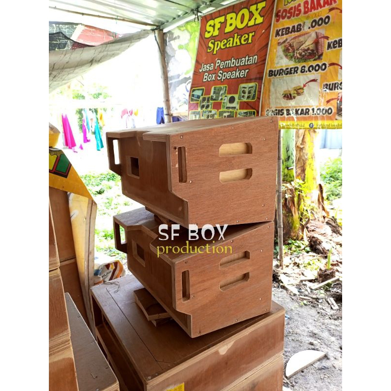 BOX MID line array 12 inch single speaker tebal 18mm real ( SF-PRO  )