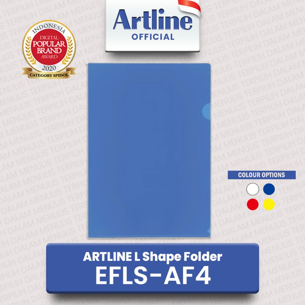 

ARTLINE L Shape Folder Map File Dokumen Organizer Kertas EFLS-AF4