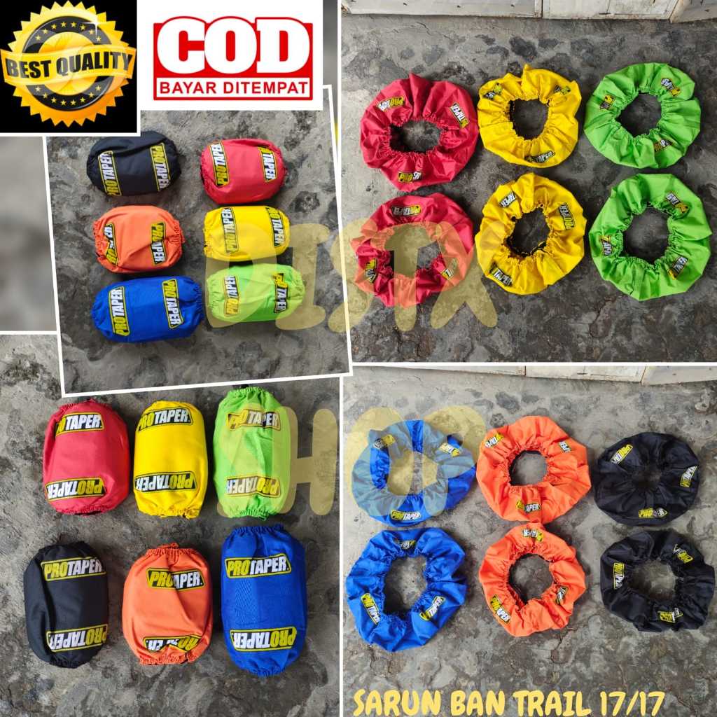 TUTUP BAN TRAIL 17 17 SARUNG COVER PELINDUNG RODA UNIVERSAL TRAIL SUPERMOTO MOTOCROSS