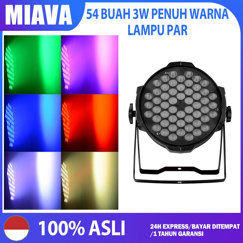 3W lampu panggung par 54 lampu panggung led par 54 lampu disco par 54 lampu panggung full colour 60 