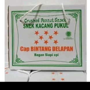 

Kacang Pukul Kotak khas Bagan Bintang Delapan isi 15 / Snek renyah oleh oleh Riau Rokan hilir bagansiapiapi