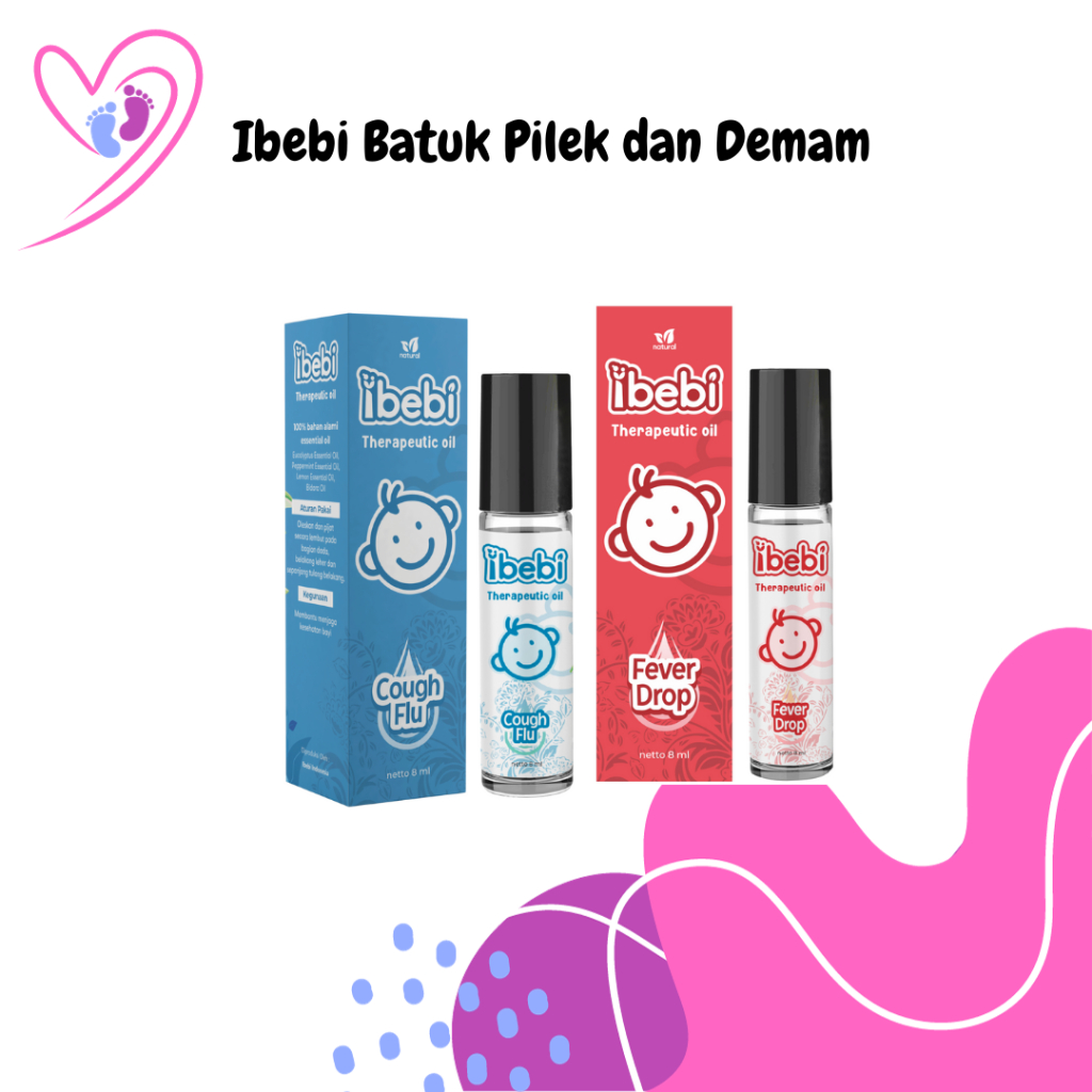 IBEBI NATURAL Cough Flu Batuk Pilek & Fevr Go Demam 8 ml