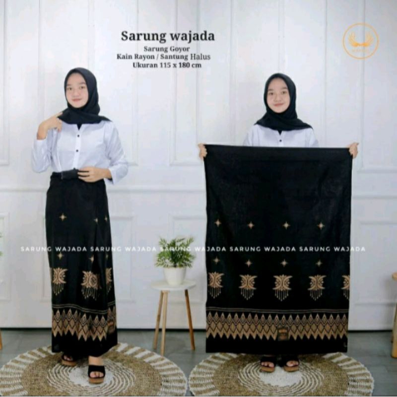 sarung motif/batik/, sarung santri, sarung hitam, motif coklat/sarung goyor