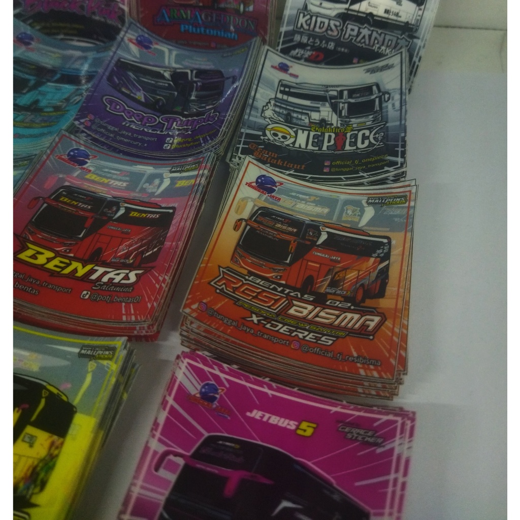 

STIKER KOTAK BIS PO TJ ASLI GARASI