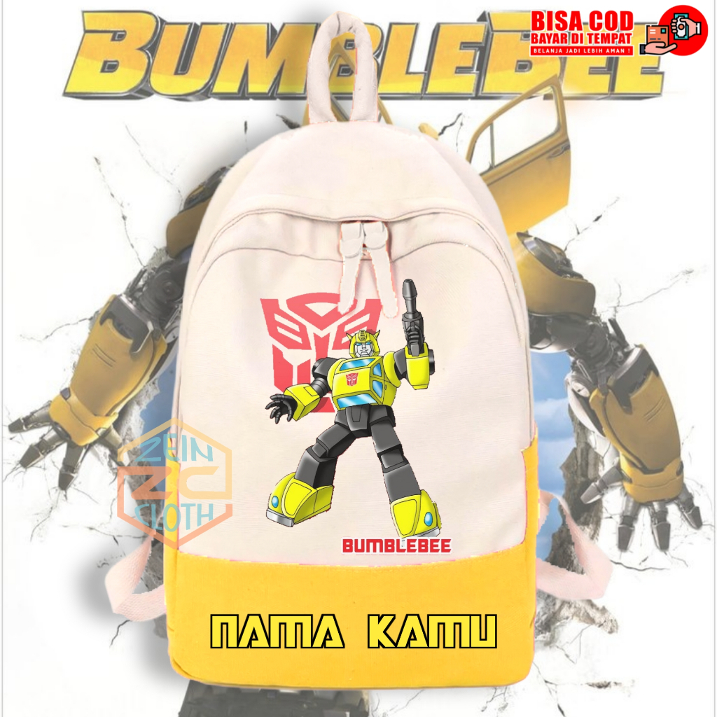 Tas Anak TK/PAUD Bumblebee Transformers / Ransel Anak Transformers
