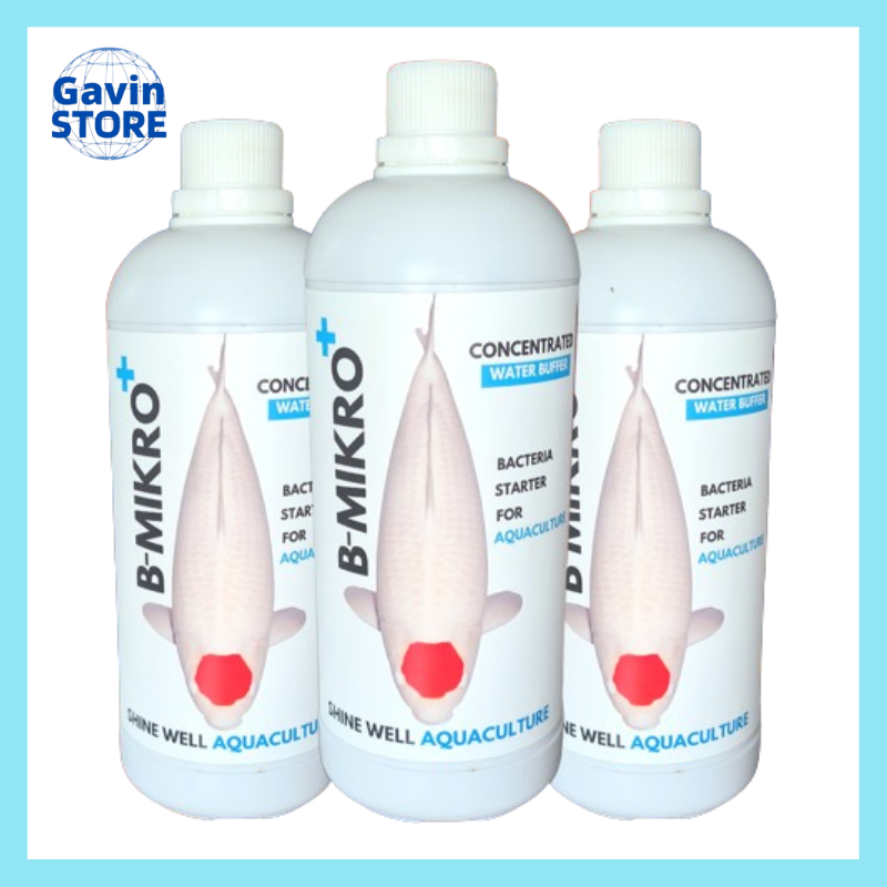 BMIKRO+ Bakteri Starter Untuk Koi, Penjernih Air Pengurai Amonia Pada Kolam Ikan Koi dan Ikan Air Ta