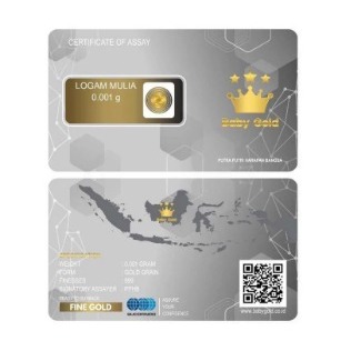 Logam Mulia 24 Karat 0.001 Gram Baby Gold