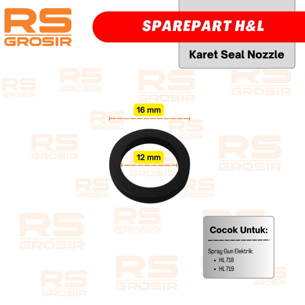 Karet Seal Nozzle Spray Gun Elektrik HL 718 / 719 Seal Of Nozzle