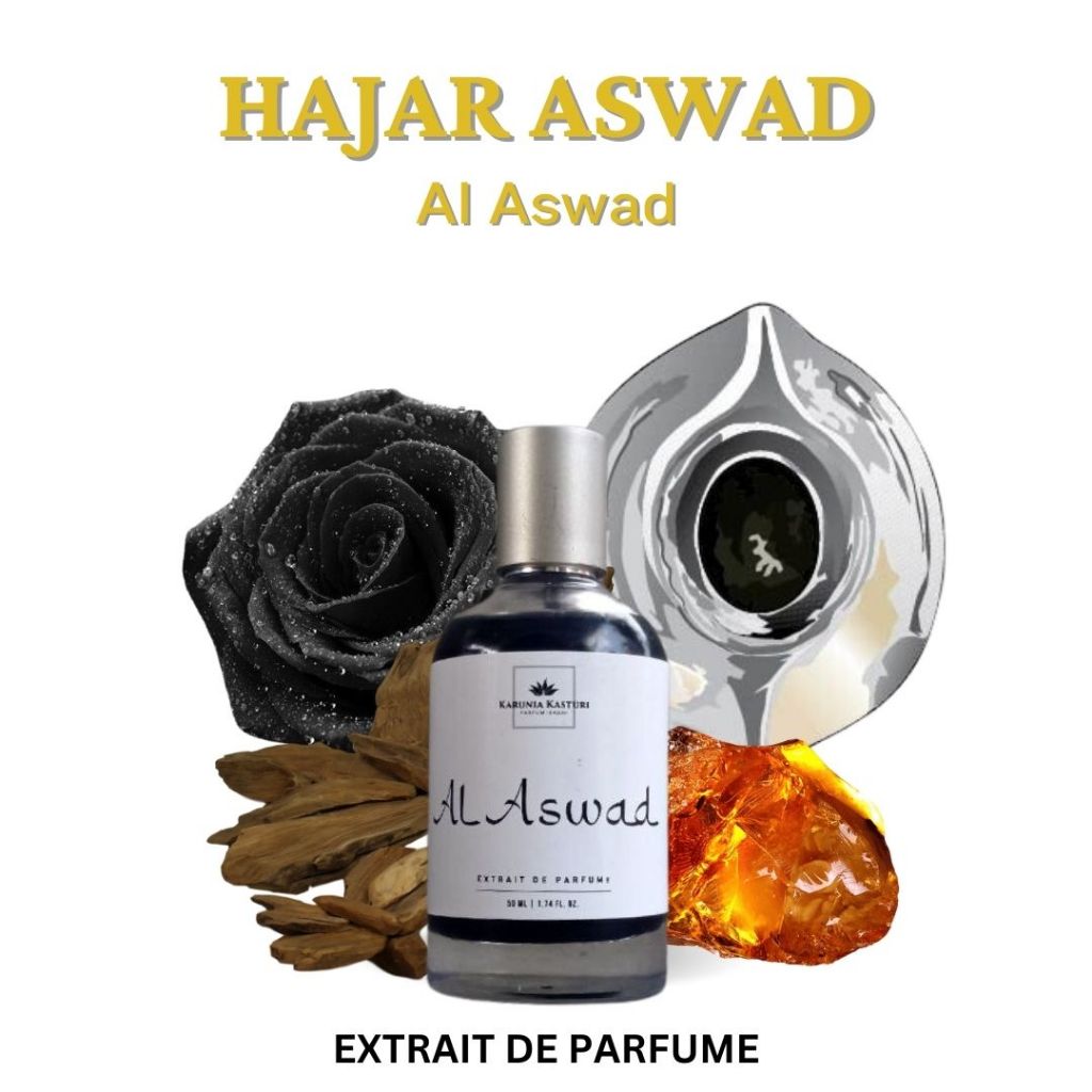 Minyak Wangi Karunia Kasturi Hajar Aswad Spray - Awet Tahan Lama 100% Tanpa Alkohol