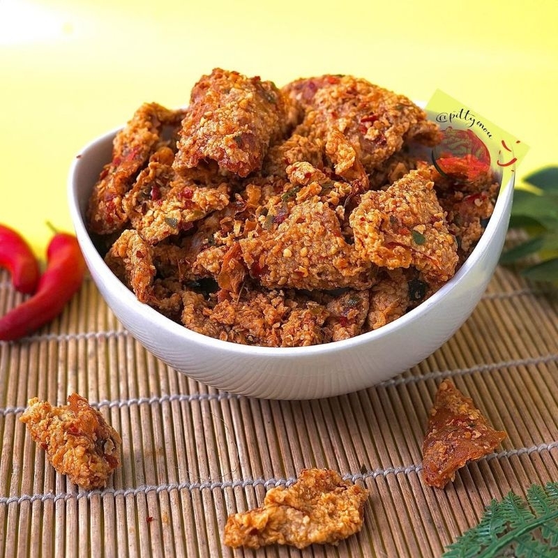 

500gram kulit ayam krispi pedas dan original