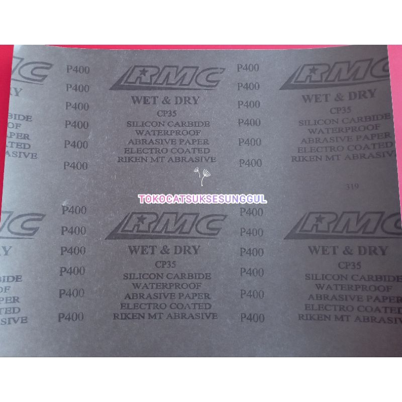 Amplas RMC (Lembaran)