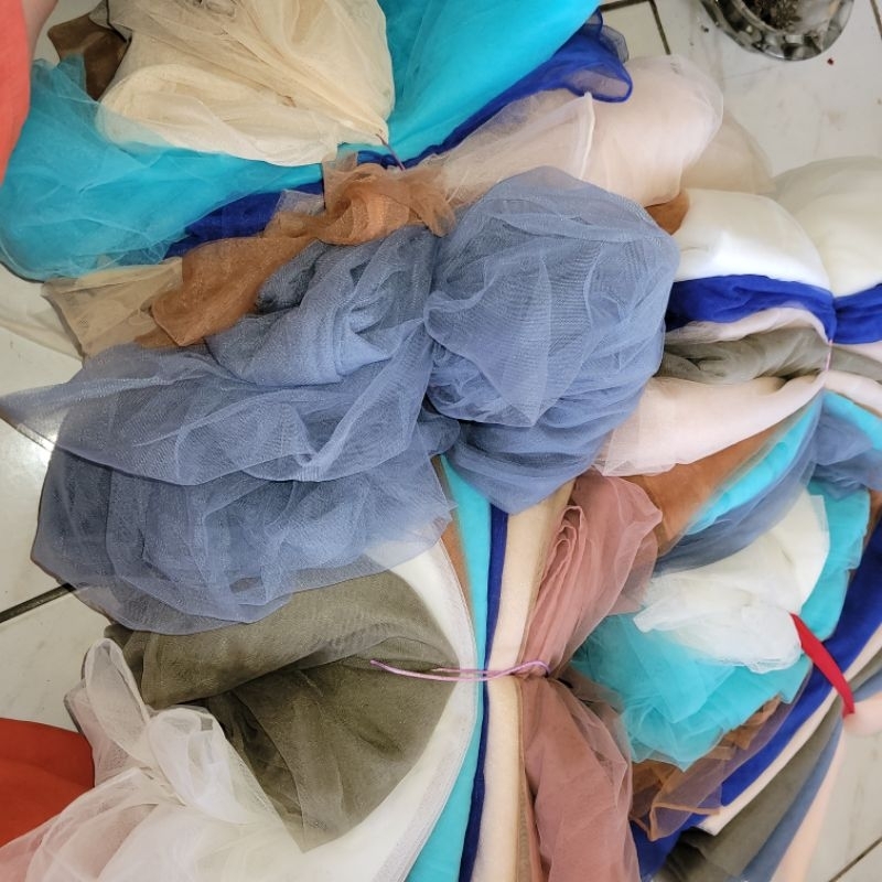 kain tile kiloan termurah