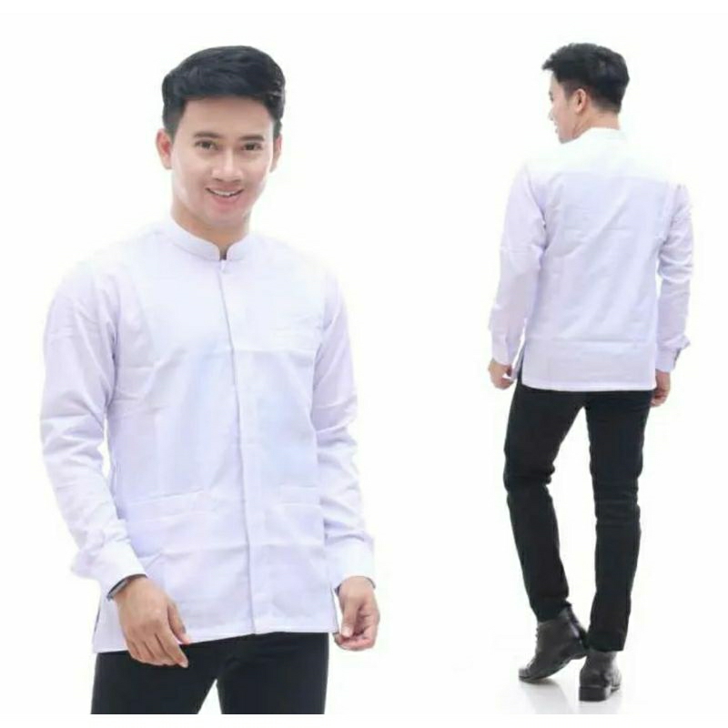 Baju koko pria katun poli premium