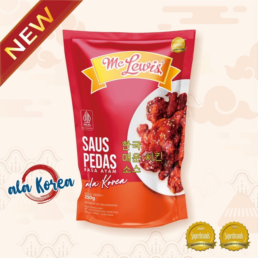 

McLewis Saus Pedas Rasa Ayam Ala Korea 250gr Mc Lewis