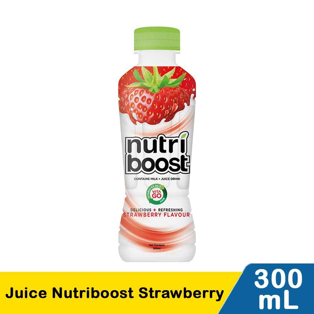 

NUTRIBOOST STRAWBERRY 300 ML MINUMAN SEGAR RASA STROBERI DENGAN SUSU