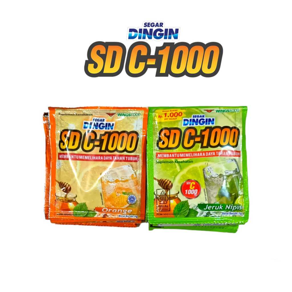 

Segar Dingin C 1000 Renceng Isi 12 Sachet x 7gr