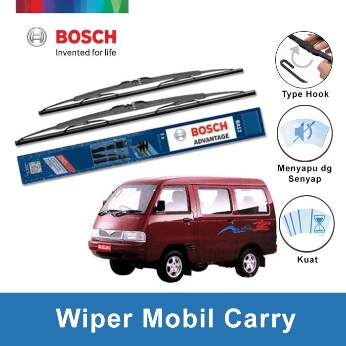 WIPER KACA MOBIL Frameles CARRY FUTURA Advantage 16"&16"
