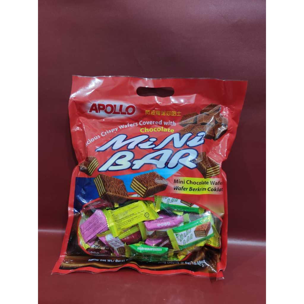 

Apollo Coklat Mini Bar 300gr isi 50pcs