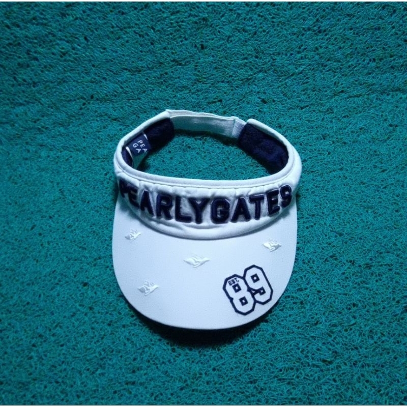 topi pearly gates golf visor